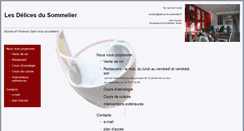 Desktop Screenshot of delices-du-sommelier.fr